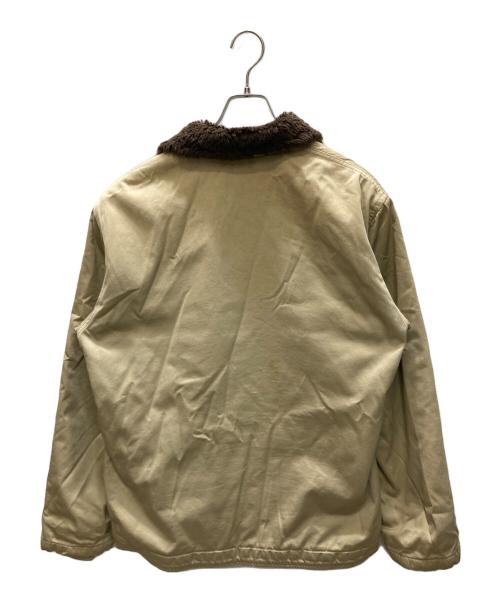 AVIREX（アヴィレックス）AVIREX (アヴィレックス) N-1 デッキジャケット ベージュ サイズ:XLARGEの古着・服飾アイテム