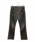 LEVI'Sリーバイス）の古着「先染めブラック ストレッチデニムパンツ」｜ブラック