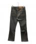 LEVI'S (リーバイス) 先染めブラック ストレッチデニムパンツ ブラック サイズ:W33 L32：28000円