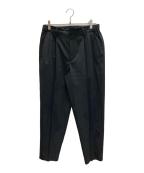 THE TOKYOザトーキョー）の古着「Pintucrease Wide Tapered Pants」｜ブラック