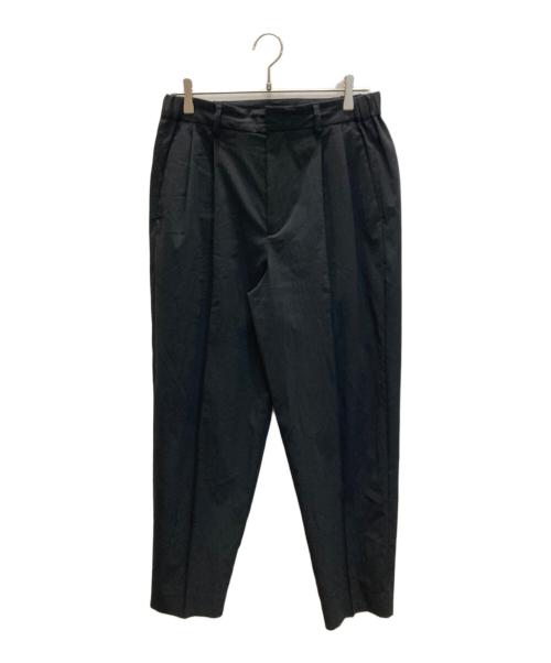 THE TOKYO（ザトーキョー）THE TOKYO (ザトーキョー) Pintucrease Wide Tapered Pants ブラック サイズ:SIZE 48の古着・服飾アイテム