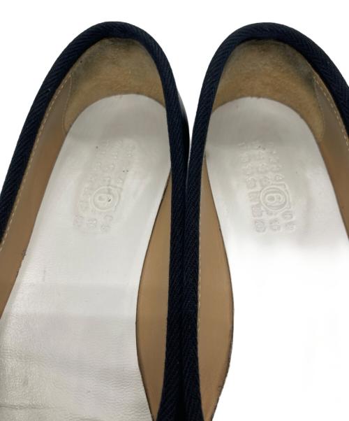 MM6 Maison Margiela（エムエムシックスメゾンマルジェラ）MM6 Maison Margiela (エムエムシックスメゾンマルジェラ) BALLET SHOE　バレエ　パンプス ブラック サイズ:SIZE 35の古着・服飾アイテム
