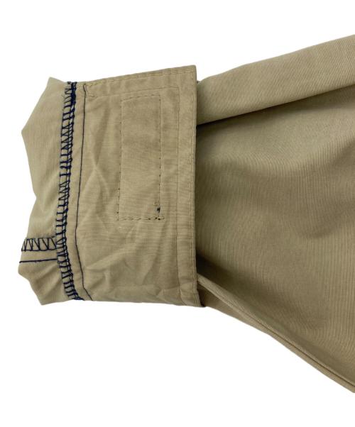 stussy（ステューシー）stussy (ステューシー) バイカラーフーデッドジャケット ベージュ×ネイビー サイズ:SIZE Mの古着・服飾アイテム
