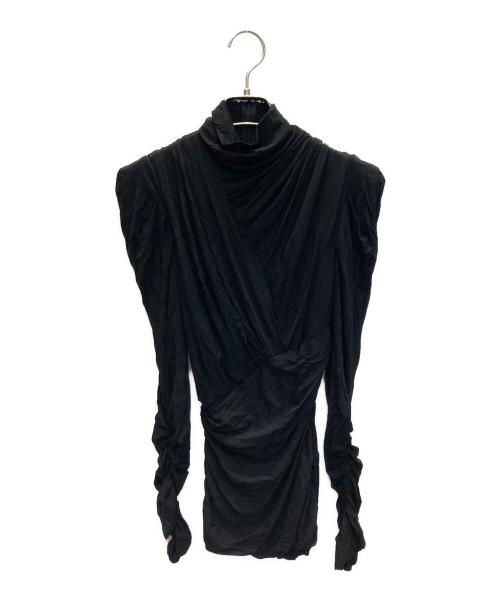 ISABEL MARANT（イザベルマラン）ISABEL MARANT (イザベルマラン) シャーリングワンピース ブラック サイズ:SIZE 34の古着・服飾アイテム