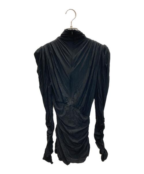 ISABEL MARANT（イザベルマラン）ISABEL MARANT (イザベルマラン) シャーリングワンピース ブラック サイズ:SIZE 34の古着・服飾アイテム