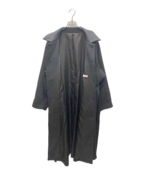 Lui's FEMME（ルイスファム）Lui's FEMME (ルイスファム) ビーバーメルトンボリュームコート グレー サイズ:SIZE Fの古着・服飾アイテム