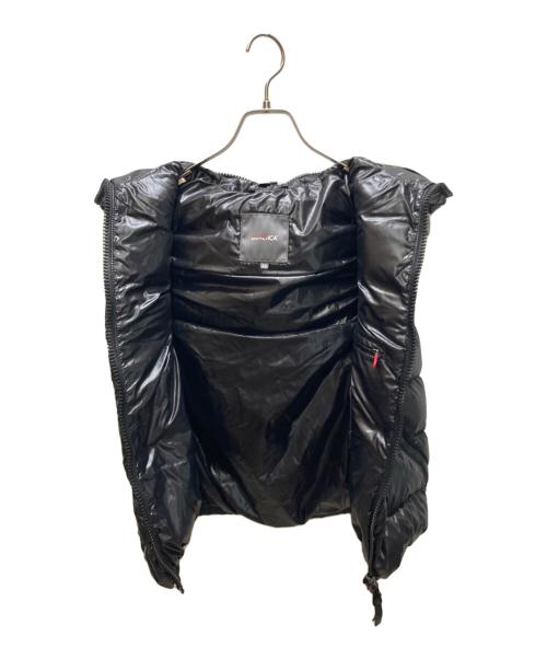 DUVETICA（デュベティカ）DUVETICA (デュベティカ) ARISTEO フーデットダウンベスト ブラック サイズ:46の古着・服飾アイテム