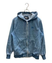stussy（ステューシー）の古着「デニムフーデッドジャケット」｜インディゴ
