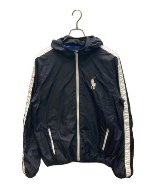 POLO RALPH LAUREN（ポロ・ラルフローレン）POLO RALPH LAUREN (ポロ・ラルフローレン) ビッグポニーナイロンジャケット ブラック サイズ:Mの古着・服飾アイテム