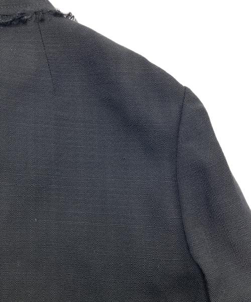 DOLCE & GABBANA（ドルチェ＆ガッバーナ）DOLCE & GABBANA (ドルチェ＆ガッバーナ) フリンジ比翼ジャケット ブラック サイズ:SIZE 40の古着・服飾アイテム