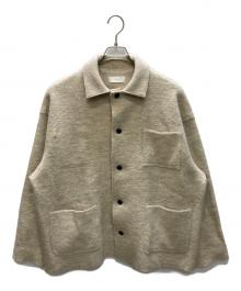 KAGURE（カグレ）の古着「ボイルドウールカバーオール」｜ベージュ
