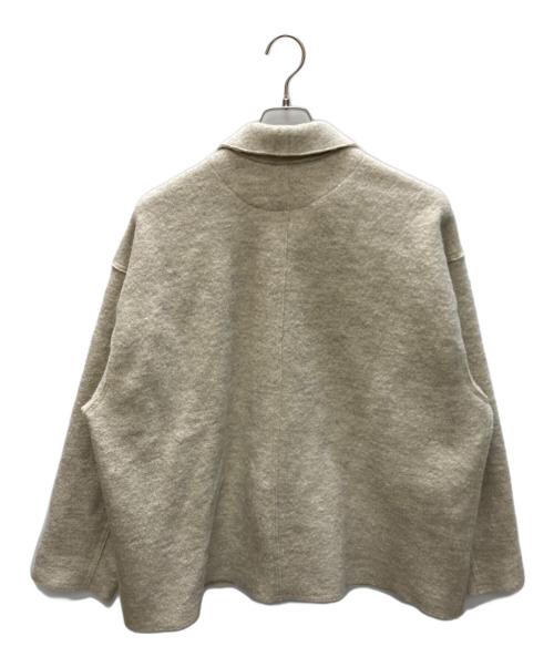 KAGURE（カグレ）kagure (カグレ) ボイルドウールカバーオール ベージュ サイズ:size Freeの古着・服飾アイテム