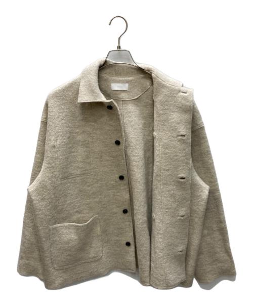 KAGURE（カグレ）kagure (カグレ) ボイルドウールカバーオール ベージュ サイズ:size Freeの古着・服飾アイテム