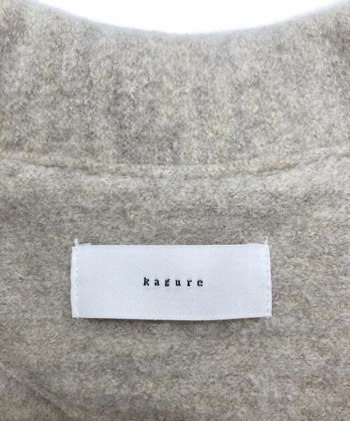 KAGURE（カグレ）kagure (カグレ) ボイルドウールカバーオール ベージュ サイズ:size Freeの古着・服飾アイテム
