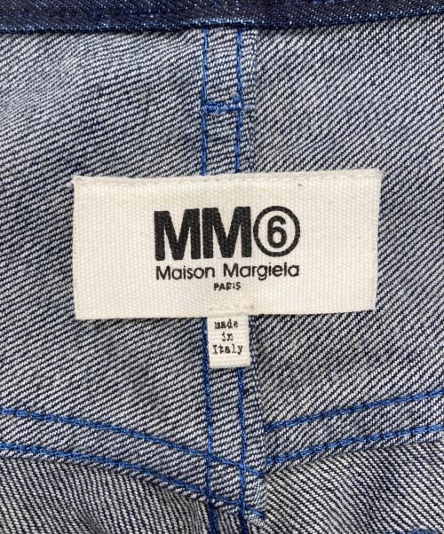 MM6 Maison Margiela（エムエムシックスメゾンマルジェラ）MM6 Maison Margiela (エムエムシックスメゾンマルジェラ) CENTER PRESS DENIM PANTS インディゴ サイズ:38号型の古着・服飾アイテム