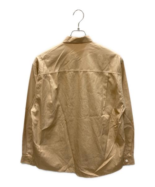 AURALEE（オーラリー）AURALEE (オーラリー) WASHED FINX TWILL BIG SHIRT ベージュ サイズ:3の古着・服飾アイテム