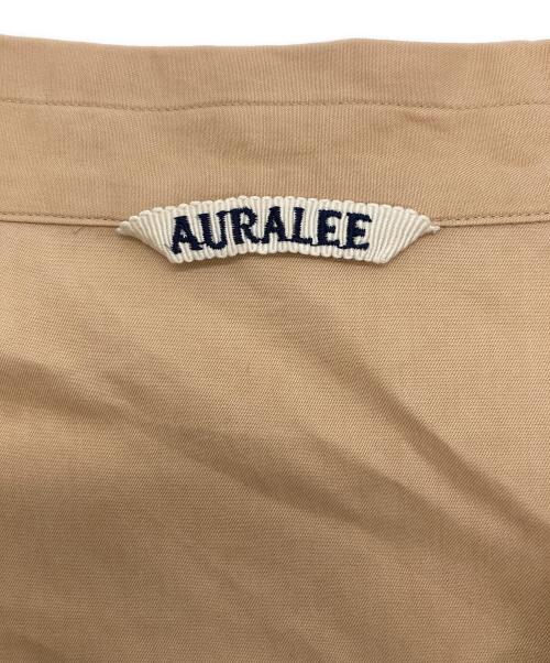 AURALEE（オーラリー）AURALEE (オーラリー) WASHED FINX TWILL BIG SHIRT ベージュ サイズ:3の古着・服飾アイテム