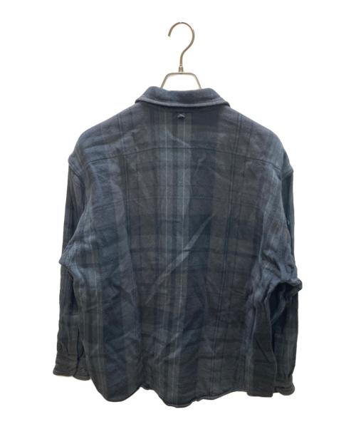 THE NORTHFACE PURPLELABEL（ザ・ノースフェイス パープルレーベル）THE NORTHFACE PURPLELABEL (ザ・ノースフェイス パープルレーベル) Flannel Plaid Field Shirt / フランネルプラッドフィールドシャツ グレー サイズ:Sの古着・服飾アイテム