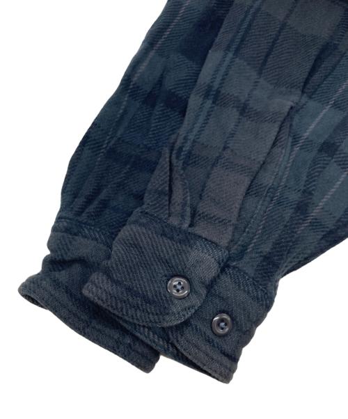 THE NORTHFACE PURPLELABEL（ザ・ノースフェイス パープルレーベル）THE NORTHFACE PURPLELABEL (ザ・ノースフェイス パープルレーベル) Flannel Plaid Field Shirt / フランネルプラッドフィールドシャツ グレー サイズ:Sの古着・服飾アイテム
