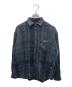 THE NORTHFACE PURPLELABEL（ザ・ノースフェイス パープルレーベル）の古着「Flannel Plaid Field Shirt / フランネルプラッドフィールドシャツ」｜グレー