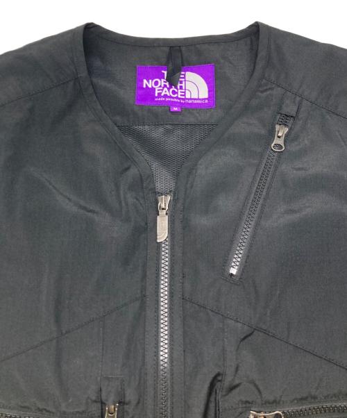 THE NORTHFACE PURPLELABEL（ザ・ノースフェイス パープルレーベル）THE NORTHFACE PURPLELABEL (ザ・ノースフェイス パープルレーベル) Mountain Wind Vest マウンテン ウィンド ベスト ブラック サイズ:Mの古着・服飾アイテム