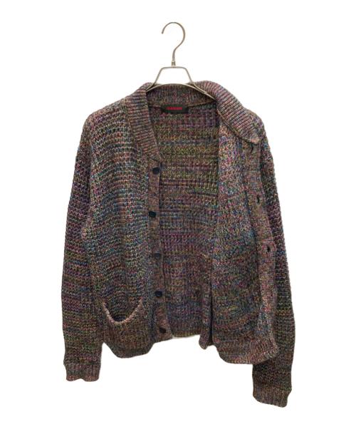 CABAN（キャバン）CABaN (キャバン) コットンカシミヤミックスワッフル ブルゾン マルチカラー サイズ:Fの古着・服飾アイテム