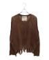 DAIRIKU（ダイリク）の古着「Pullover Fringe Net Knit」｜ブラウン