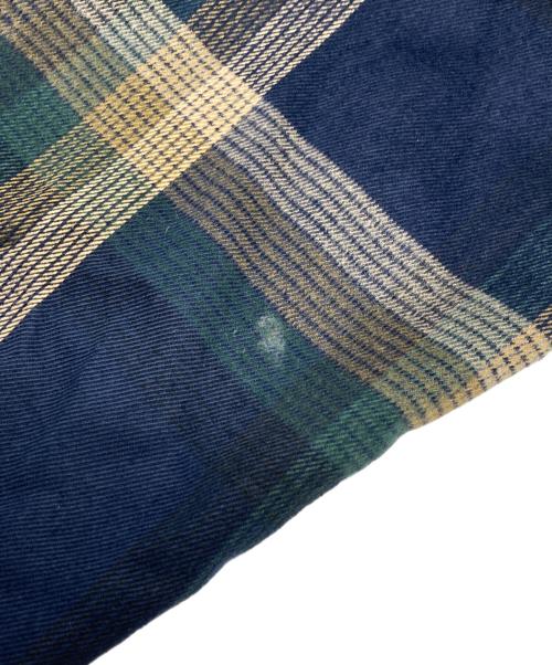 PENDLETON（ペンドルトン）PENDLETON (ペンドルトン) TOMORROW LAND (トゥモローランド) シルクシャギー ボードシャツ ネイビー サイズ:SIZE Mの古着・服飾アイテム