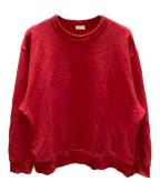 DRIES VAN NOTENドリスヴァンノッテン）の古着「Oversized Crewneck Sweatshirt」｜レッド