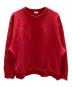DRIES VAN NOTEN（ドリスヴァンノッテン）の古着「Oversized Crewneck Sweatshirt」｜レッド