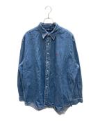 RALPH LAURENラルフローレン）の古着「デニムBDシャツ」｜インディゴ