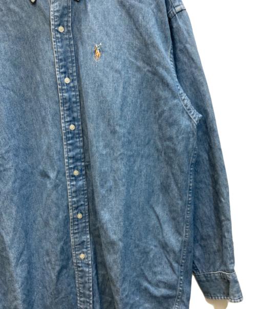 POLO BY RALPH LAUREN（ポロ バイ ラルフローレン）POLO BY RALPH LAUREN (ポロ バイ ラルフローレン) デニムシャツ インディゴ サイズ:XLの古着・服飾アイテム