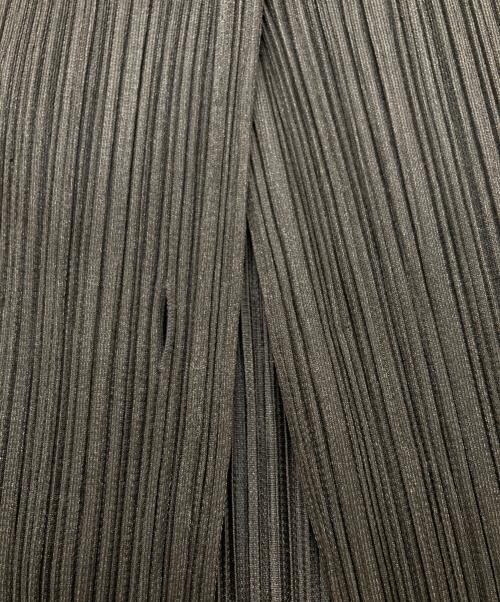 PLEATS PLEASE（プリーツプリーズ）PLEATS PLEASE (プリーツプリーズ) プリーツジャケット ブラウン サイズ:3の古着・服飾アイテム