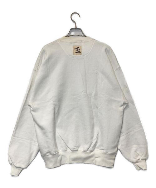 JERZEES（ジャージーズ）JERZEES (ジャージーズ) アートプリントスウェット ホワイト サイズ:Lの古着・服飾アイテム