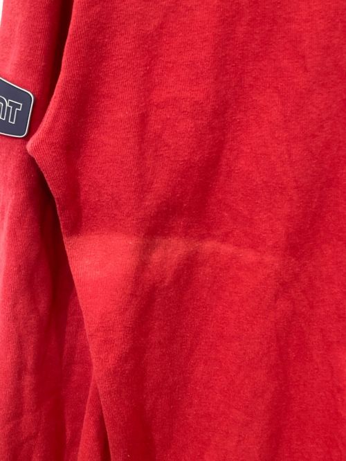 Columbia（コロンビア）Columbia (コロンビア) ハーフジップスウェット レッド サイズ:Lの古着・服飾アイテム