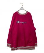 Champion REVERSE WEAVEチャンピオン リバース ウィーブ）の古着「【古着】リバースウィーブスウェット」｜ピンク