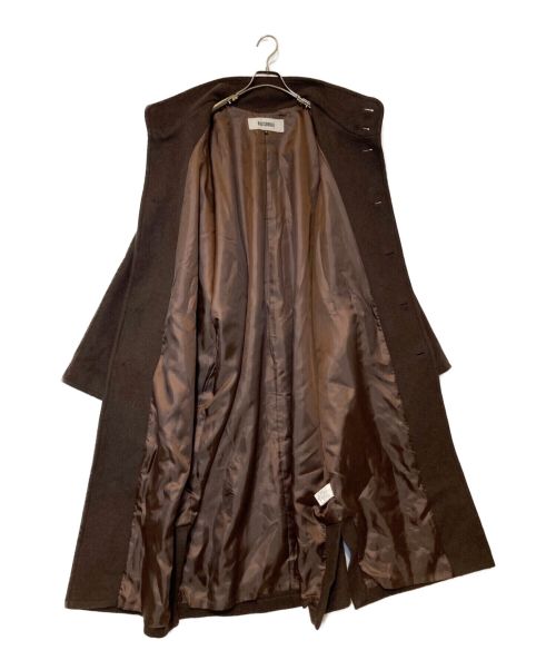 BASISBROEK（バージスブルック）BASISBROEK (バージスブルック) GREAT スタンドカラーコート ブラウン サイズ:2の古着・服飾アイテム