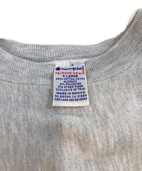 Champion REVERSE WEAVE（チャンピオン リバース ウィーブ）Champion REVERSE WEAVE (チャンピオンリバースウィーブ) 【古着】90’sリバースウィーブスウェット グレー サイズ:XLの古着・服飾アイテム