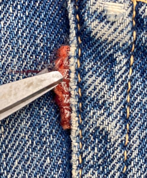 LEVI'S（リーバイス）LEVI'S (リーバイス) 【古着】デニムパンツ インディゴ サイズ:印字カスレのため不明の古着・服飾アイテム