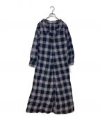 Snidelスナイデル）の古着「デザインチェックワンピース」｜ブラック