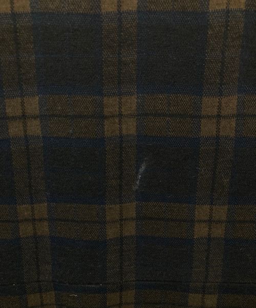 J.PRESS（ジェイプレス）J.PRESS (ジェイプレス) チェックジャカードジャージー ワンピース ネイビー サイズ:表記なしの古着・服飾アイテム