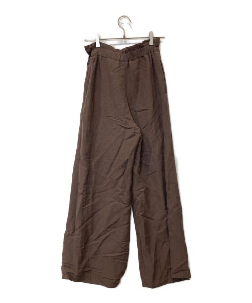 ELENDEEK（エレンディーク）ELENDEEK (エレンディーク) バックストラップリネンキャミ ブラウン サイズ:FREEの古着・服飾アイテム