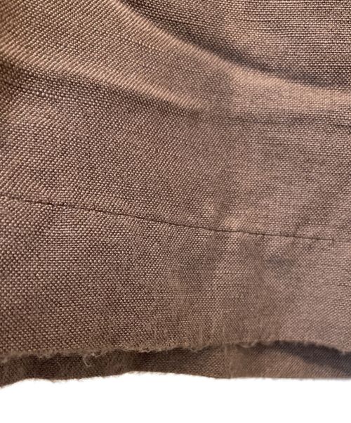 ELENDEEK（エレンディーク）ELENDEEK (エレンディーク) バックストラップリネンキャミ ブラウン サイズ:FREEの古着・服飾アイテム