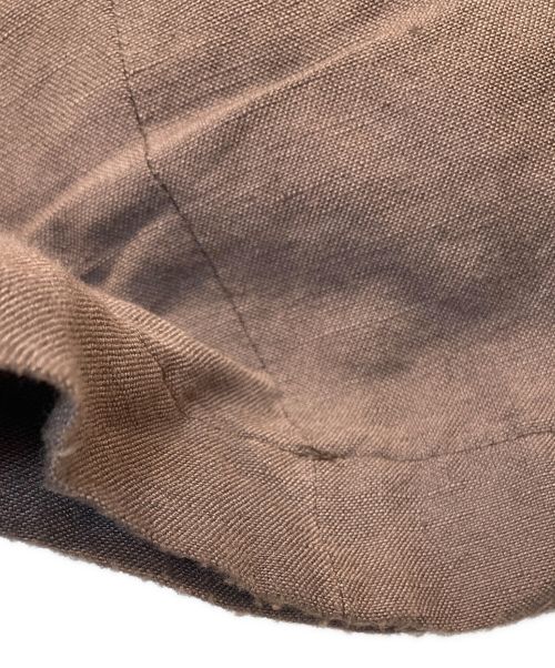 ELENDEEK（エレンディーク）ELENDEEK (エレンディーク) バックストラップリネンキャミ ブラウン サイズ:FREEの古着・服飾アイテム