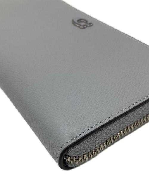COACH（コーチ）COACH (コーチ) アコーディオン ウォレット・シグネチャーキャンバス インテリア グレーブルー(GREY BLUE)の古着・服飾アイテム
