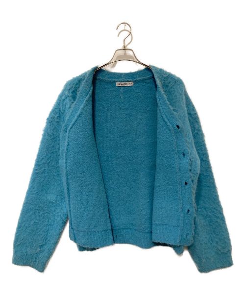 NO MAINTENANCE（ノーメンテナンス）NO MAINTENANCE (ノーメインテナンス) ELECTRIC BLUE SHAG CARDIGAN / シャギーカーディガン ブルー サイズ:XLの古着・服飾アイテム