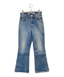 PERVERZE（パーバーズ）の古着「デニフレアムパンツ」｜ブルー