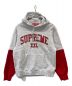 SUPREME（シュプリーム）の古着「XXL Hooded Sweatshirt」｜レッド×グレー