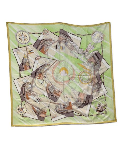 HERMES（エルメス）HERMES (エルメス) カレ90 グリーンの古着・服飾アイテム