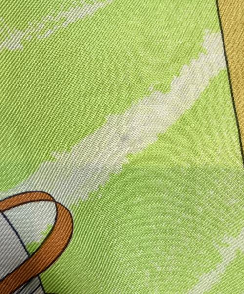 HERMES（エルメス）HERMES (エルメス) カレ90 グリーンの古着・服飾アイテム